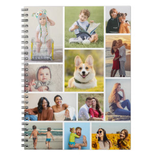 Create Your Own 12 Photo Collage Notebook