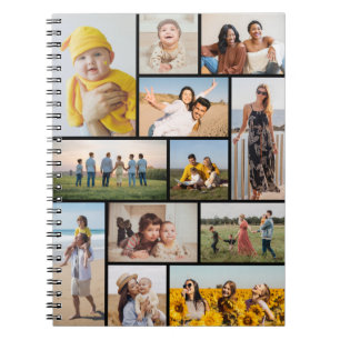 Create Your Own 12 Photo Collage Notebook