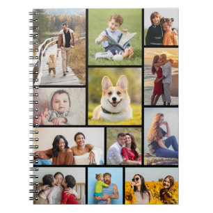 Create Your Own 12 Photo Collage Notebook