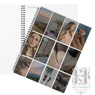 Create Your Own 12 Photo Collage Personalized Planner