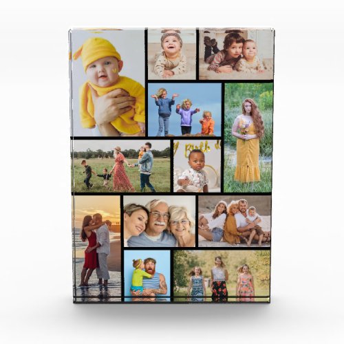 Create Your Own 12  Photo Collage Photo Block