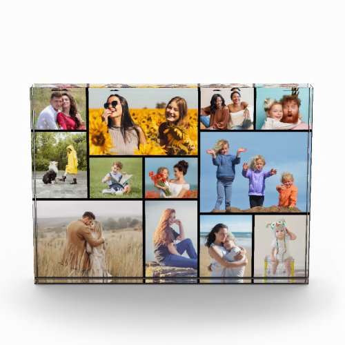 Create Your Own 12 Photo Collage Photo Block