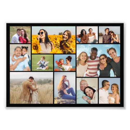 Create Your Own 12 Photo Collage Photo Enlargement