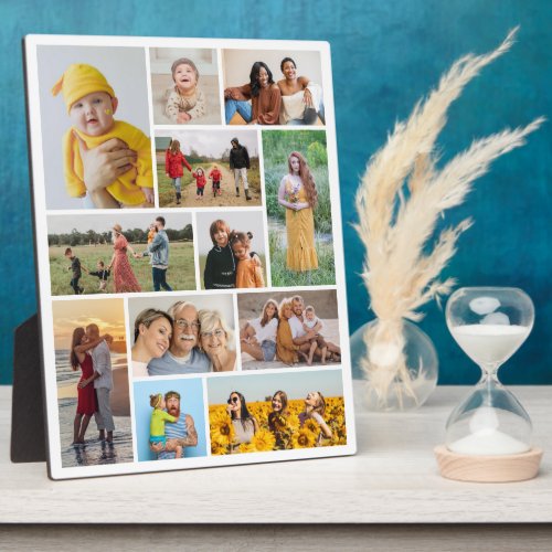 Create Your Own 12  Photo Collage Plaque