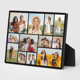 Create Your Own 12 Photo Collage Plaque