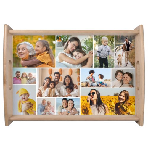 Create Your Own 12 Photo Collage Serving Tray