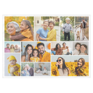 Create Your Own 12 Photo Collage Tablecloth