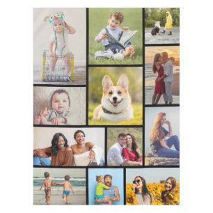 Create Your Own 12 Photo Collage Tablecloth