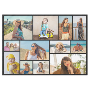 Create Your Own 12 Photo Collage  Tablecloth