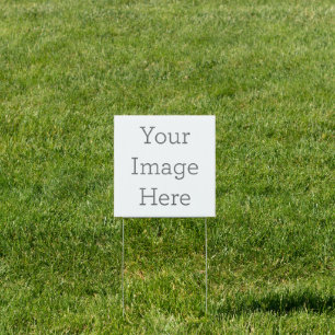 Create Your Own 12" x 12" Yard Sign with H frame