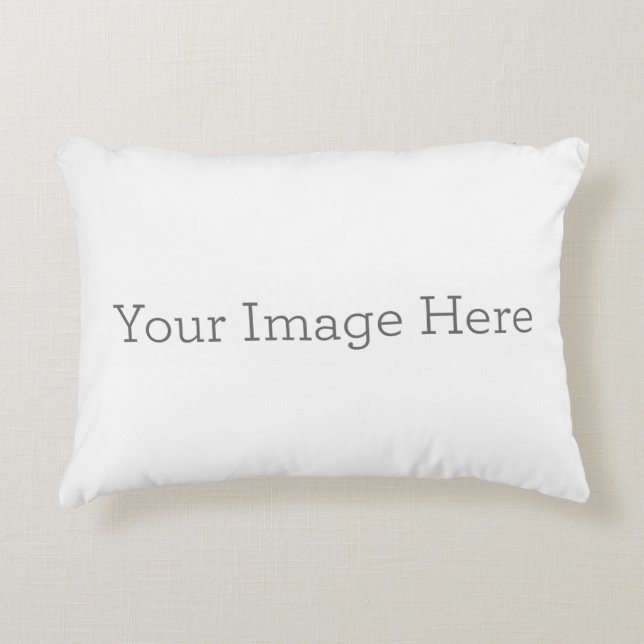 Custom Brushed Polyester Accent Pillow 16" x 12" (Front)