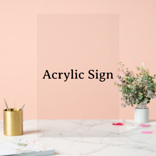 Create Your Own 12" x 18" Acrylic Sign