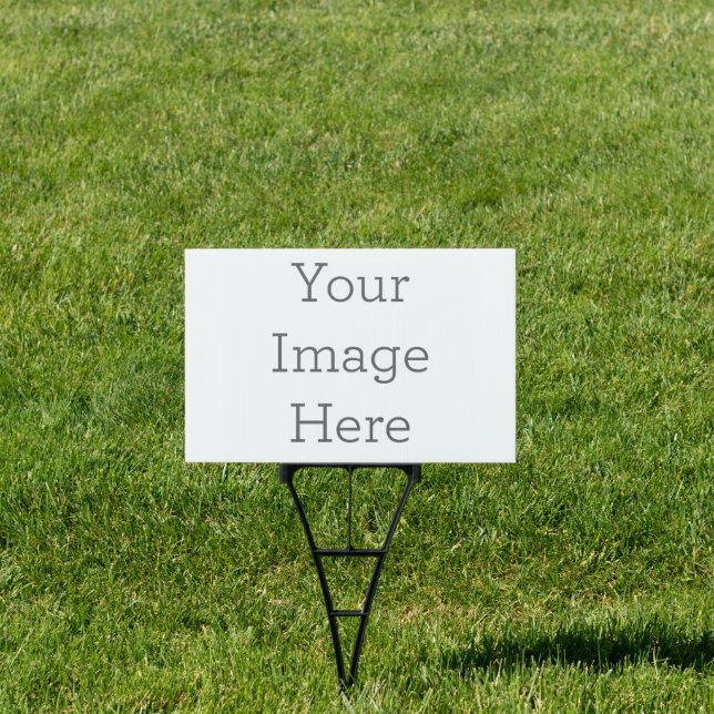 12" x 18" Yard Sign with Premium Stake Stand (Insitu)