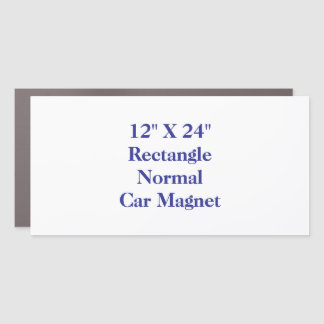 Create Your Own 12" X 24" Rectangle Normal Car Magnet
