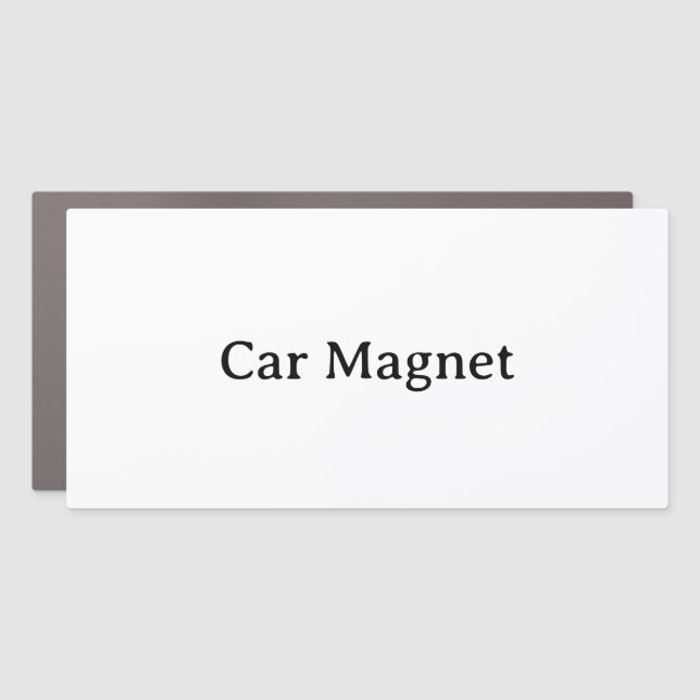 Create Your Own 12" X 24" Rectangle Rounded Car Magnet (Front)