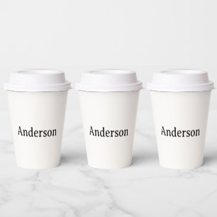 Create Your Own 12oz Paper Cup with Lid
