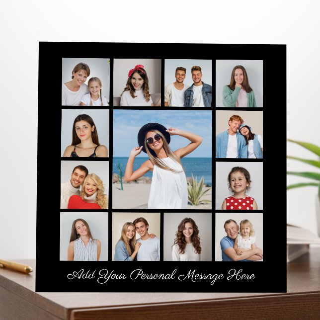 Create Your Own 13 Photo Collage Add Your Greeting Foam Board (In Situ (Office))