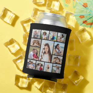 Create Your Own 13 Photo Collage Can Cooler