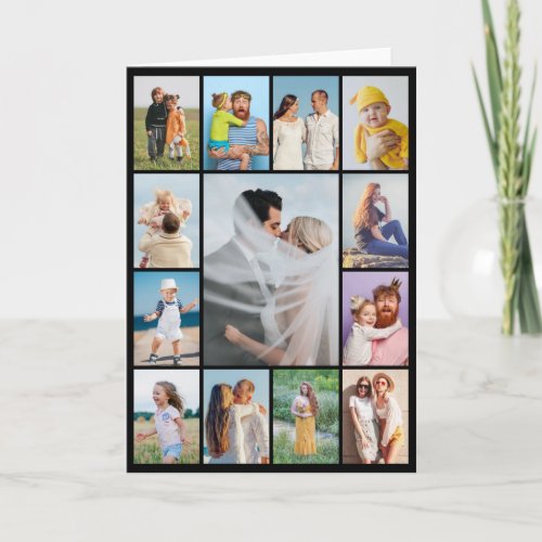 Create Your Own 13 Photo Collage Card