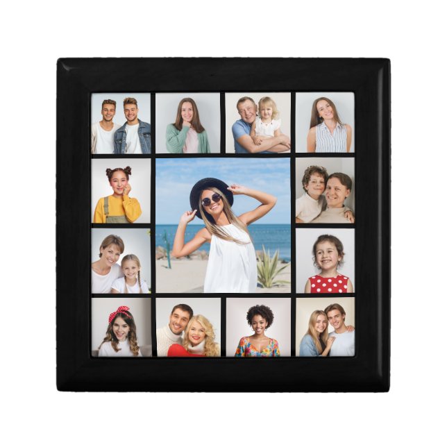 Create Your Own 13 Photo Collage Gift Box (Front)