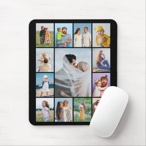 Create Your Own 13 Photo Collage Mouse Pad