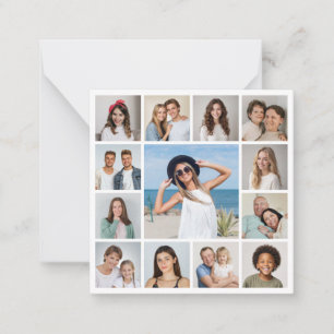Create Your Own 13 Photo Collage Note Card