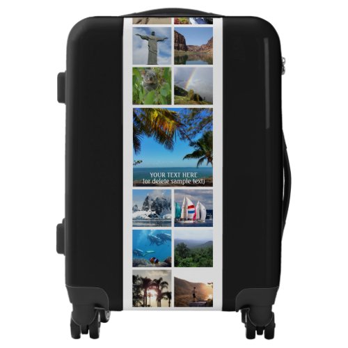 Create Your Own 13 Photo Collage Personalized Luggage