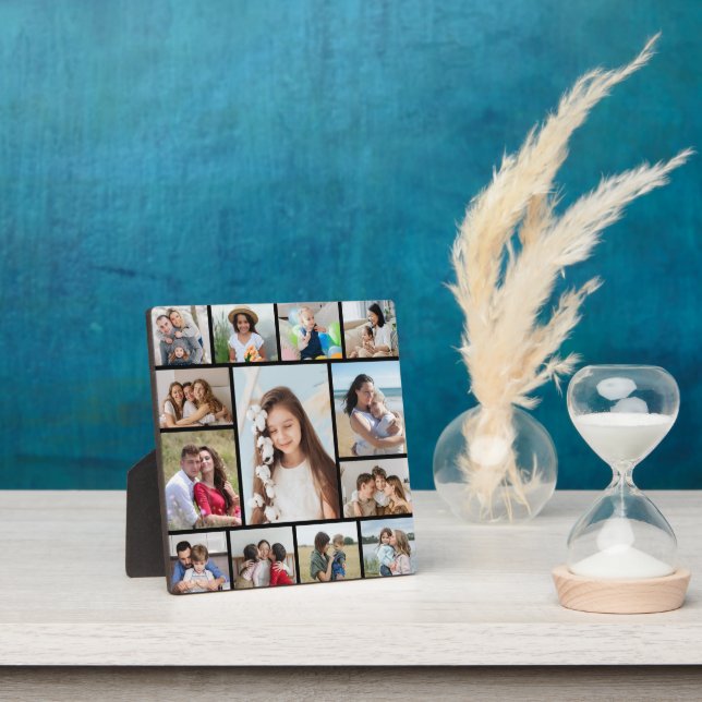 Create Your Own 13 Photo Collage Plaque (Insitu)
