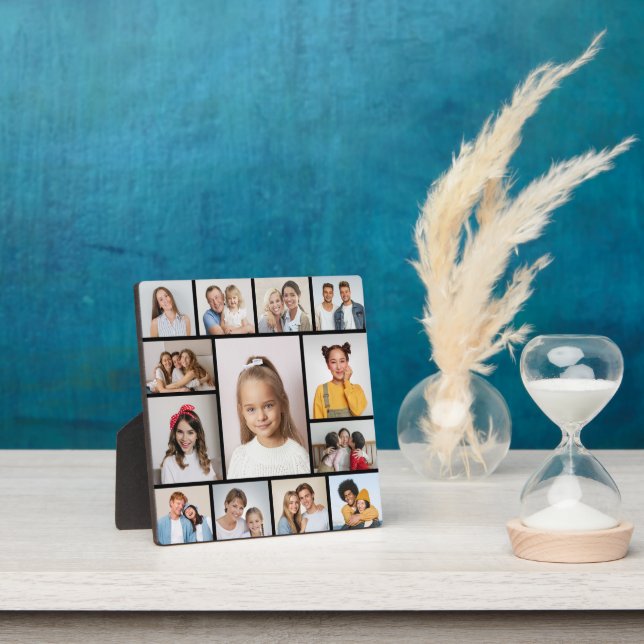 Create Your Own 13 Photo Collage Plaque (Insitu)