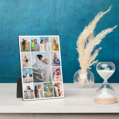 Create Your Own 13 Photo Collage Plaque