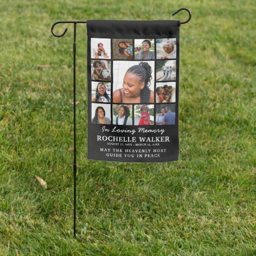 Create Your Own 13 Photo Collage Remembrance Garden Flag
