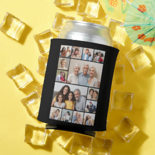 Create Your Own 14 Photo Collage Can Cooler