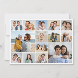 Create Your Own 14 Photo Collage Card
