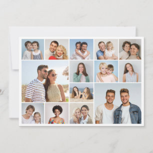 Create Your Own 14 Photo Collage Card