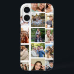 Create your Own 14 Photo Collage  iPhone 16 Case<br><div class="desc">Create your own custom phone case using 14 of your favorite photos from an epic boys’ night, a special event, your team, regulars at the bar, or any unforgettable moment. The layout is ready for you to upload 14 images. Square Instagram-style pictures look especially great, but most images will work...</div>