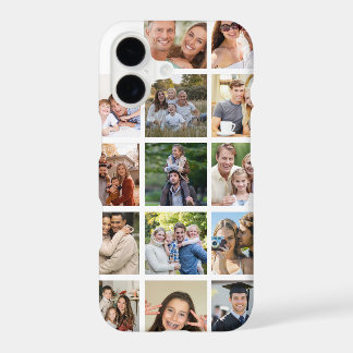 Create your Own 14 Photo Collage  iPhone 17 Case