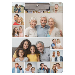 Create Your Own 14 Photo Collage Clipboard