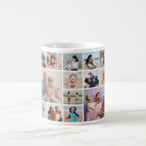 Create Your Own 14 Photo Collage Coffee Mug