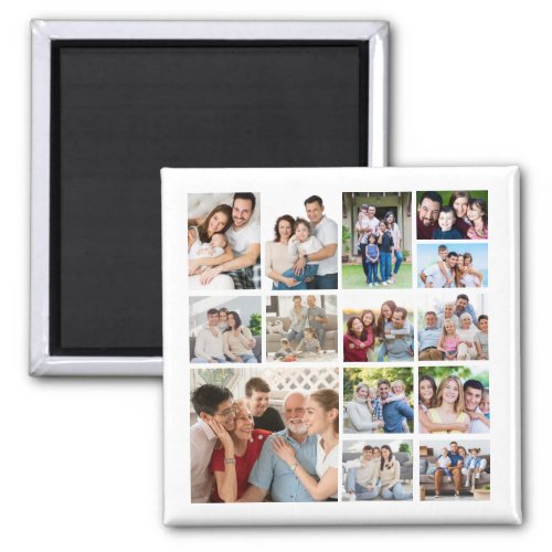 Create Your Own 14 Photo Collage Magnet