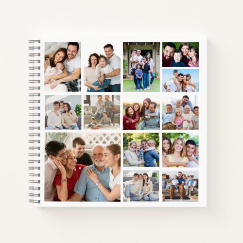 Create Your Own 14 Photo Collage Notebook