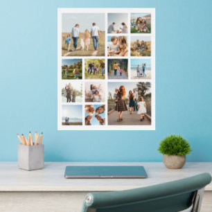 Create Your Own 14 Photo Collage Wall Decal