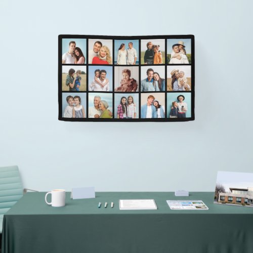 Create Your Own 15 Photo Collage Banner