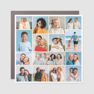 Create Your Own 15 Photo Collage Car Magnet