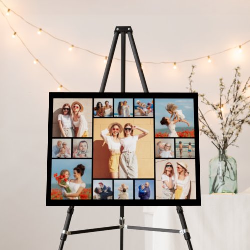 Create Your Own 15 Photo Collage Editable Color Foam Board