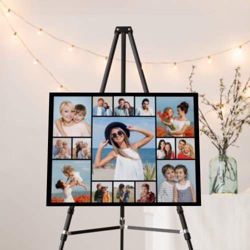 Create Your Own 15 Photo Collage Editable Color Foam Board