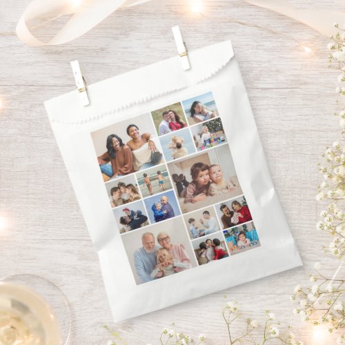 Create Your Own 15 Photo Collage Favor Bag