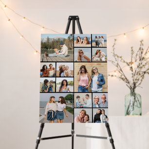 Create Your Own 15 Photo Collage Foam Board