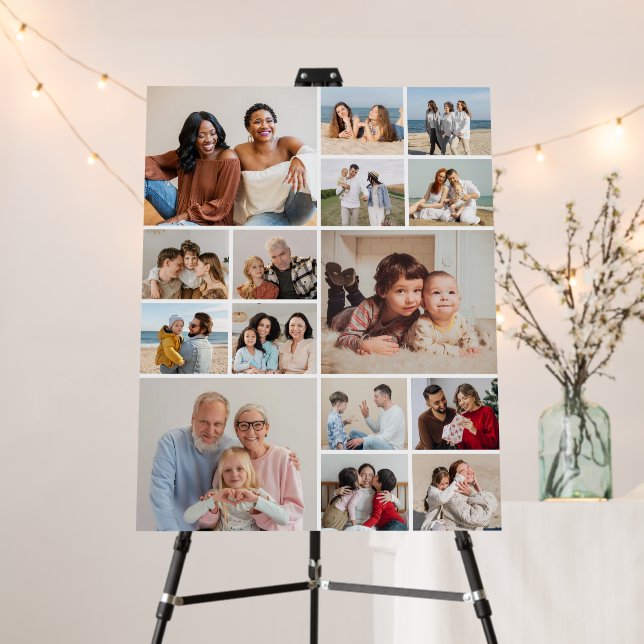 Create Your Own 15 Photo Collage Foam Board (In Situ (Stand))