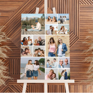 Create Your Own 15 Photo Collage Foam Board