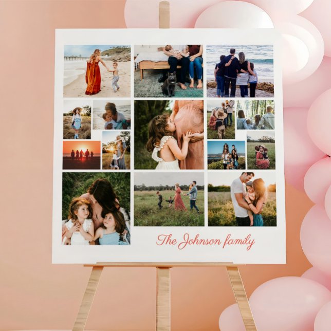 Create Your Own 15 Photo Collage Foam Board (Creator Uploaded)